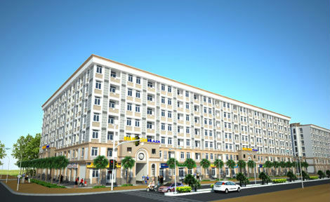 Phối cảnh 3D dự án nhà ở xã hội Khu công nghiệp Bình Minh thuộc tỉnh Vĩnh Long.