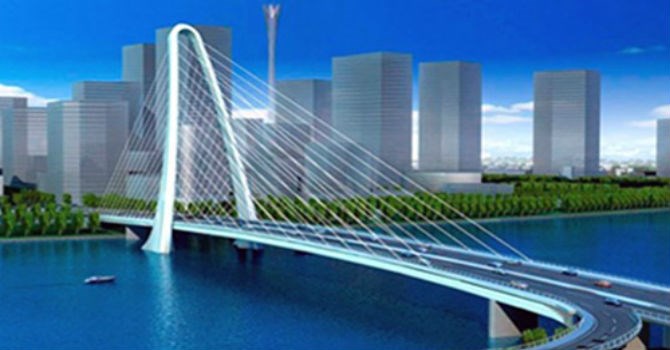 Tp.HCM sẽ khởi công xây cầu Thủ Thiêm 2 trong quý I/2015
