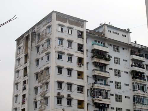 Hà Nội: Hàng loạt nhà tái định cư được sửa chữa trước Tết Ất Mùi