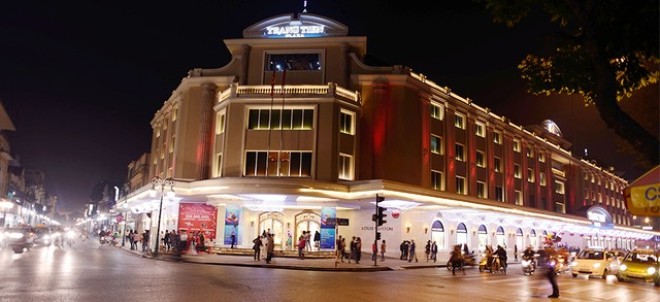 Giá thuê mặt bằng bán lẻ tại Tràng Tiền Plaza lao dốc mạnh