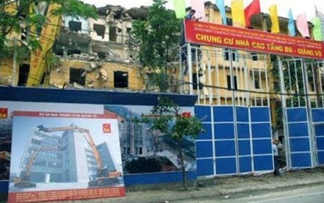 chung cư B6 Giảng Võ