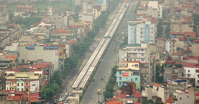 Hà Nội: Gia hạn thi công tuyến đường sắt Cát Linh - Hà Đông