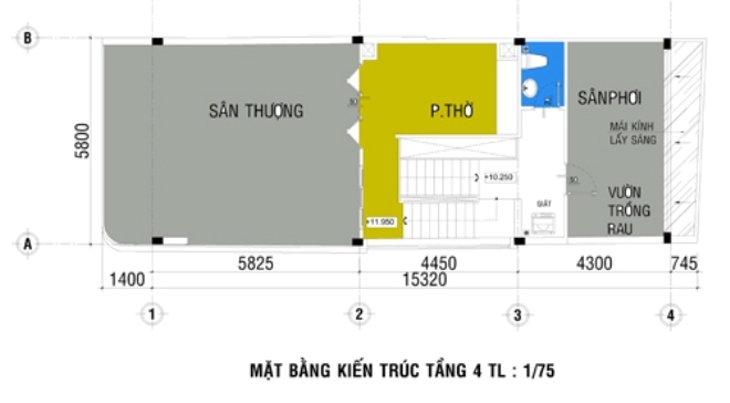 tư vấn thiết kế nhà gỗ 4 tầng