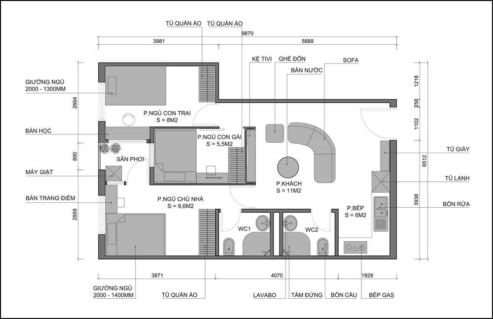 tư vấn cải tạo căn hộ