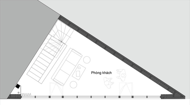 cải tạo nhà tam giác