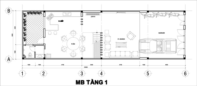 thiết kế nhà 3 tầng