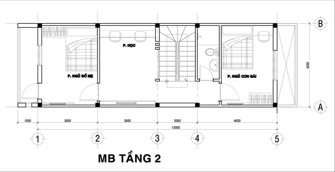 thiết kế nhà ống