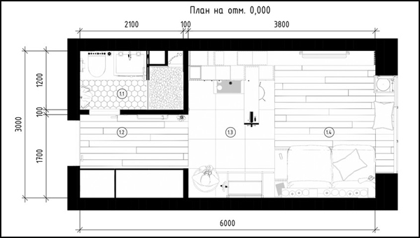 căn hộ 18m2