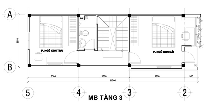 thiết kế nhà ống