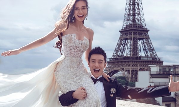 Huỳnh Hiểu Minh và Angelababy vừa có một "đám cưới thế kỷ"