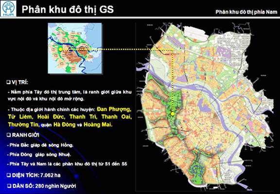 Hà Nội: Công bố và bàn giao quy hoạch phân khu đô thị GS tỷ lệ 1/5.000