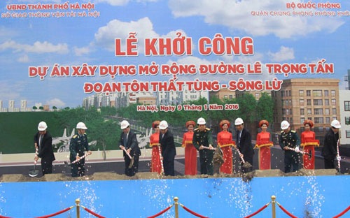 dự án mở rộng đường Lê Trọng Tấn