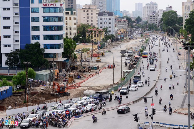 Hà Nội: Đẩy nhanh thi công đường Lê Trọng Tấn