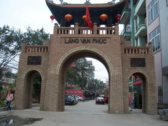 đấu giá đất tại Làng lụa Vạn Phúc