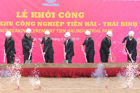 Khởi công xây khu công nghiệp Tiền Hải - Thái Bình