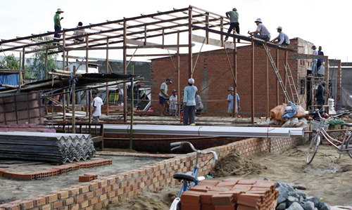xây dựng cụm tuyến dân cư và nhà ở  vùng ngập lũ ĐBSCL