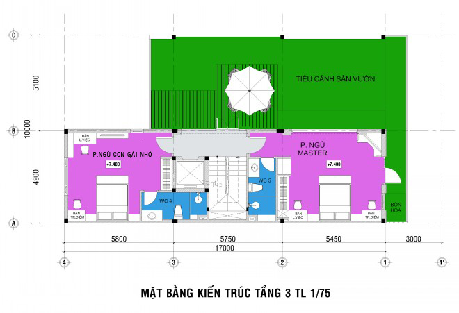 tư vấn thiết kế nhà 5 tầng