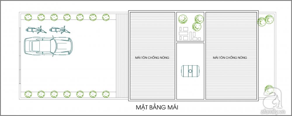 mặt bằng mái