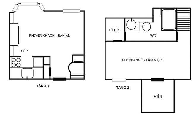 bố trí nội thất chung cư