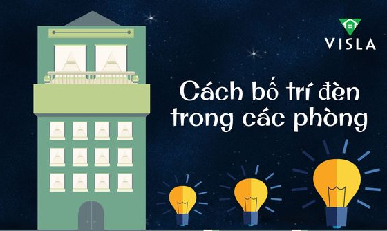 Những lưu ý khi bố trí đèn trong nhà