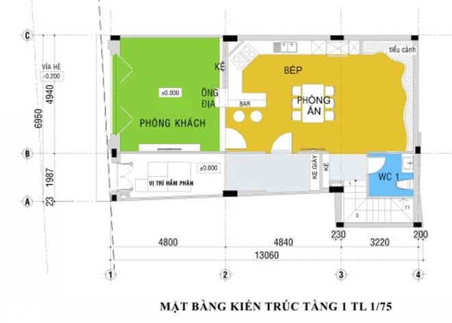 tư vấn thiết kế nhà 5 tầng