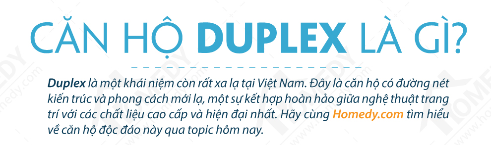 Infographic về căn hộ Duplex