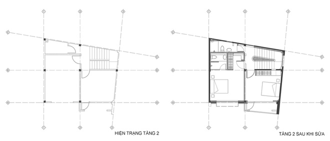 Mặt bằng tầng 2.