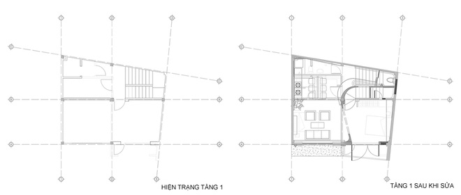 mặt bằng tầng 1