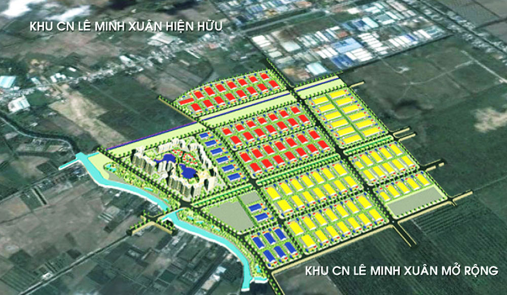 Tp.HCM duyệt quy hoạch Khu dân cư liền kề KCN Lê Minh Xuân 3