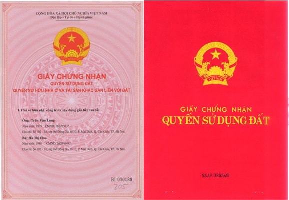 Sự khác nhau giữa sổ hồng và sổ đỏ?