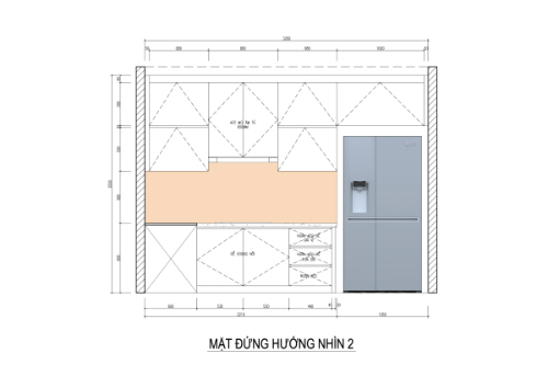 thiết kế bếp nhà liên kế thiết kế khu bếp