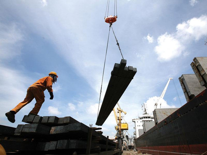 nhập khẩu sắt thép Việt Nam tăng trưởng mạnh