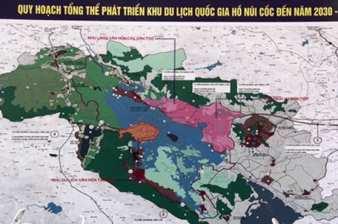 Thẩm định quy hoạch dự án Hồ Núi Cốc của tỷ phú Xuân Trường