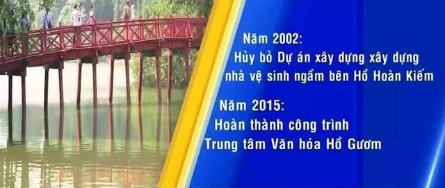 Hà Nội: Nhiều dự án quanh Hồ Gươm bị tạm dừng hoặc hủy bỏ