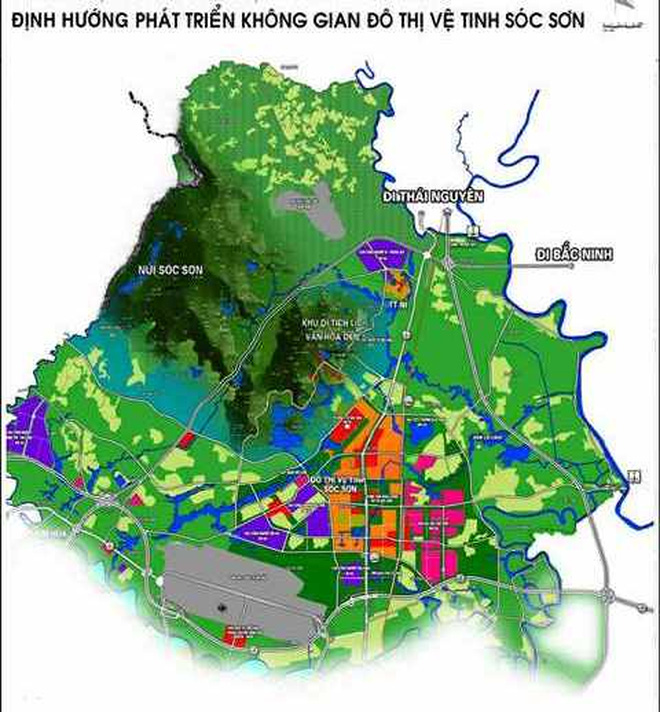 Hà Nội: Đô thị vệ tinh Sóc Sơn có quy mô 1.340 ha