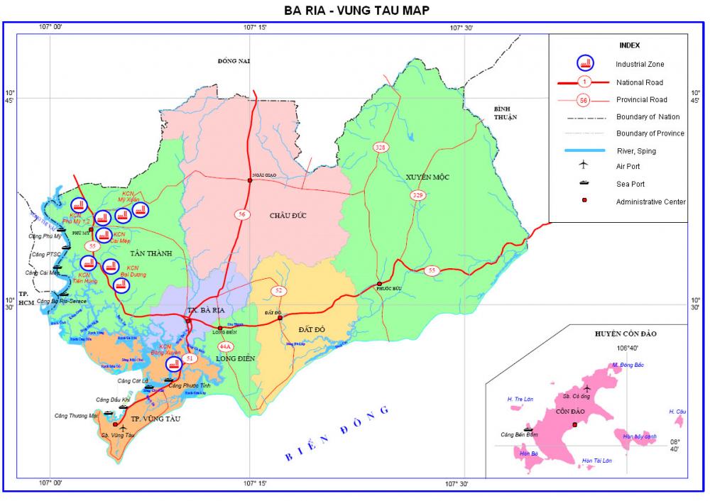 Bà Rịa - Vũng Tàu duyệt quy hoạch 14 cụm công nghiệp quy mô 486 ha