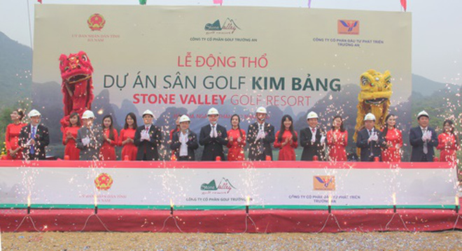 Động thổ dự án sân Golf Kim Bảng tại Hà Nam