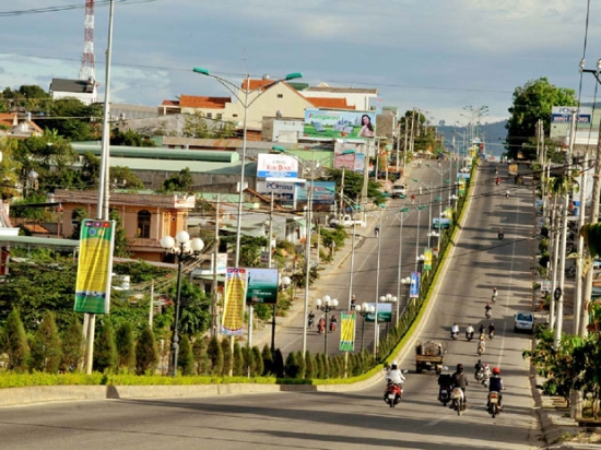 Một góc thành phố Kon Tum