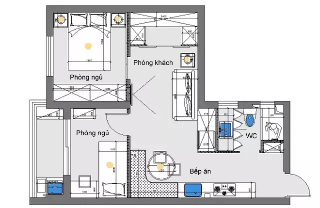 căn hộ 48m2