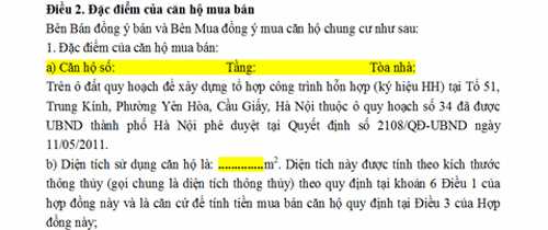 lập lờ địa chỉ dự án