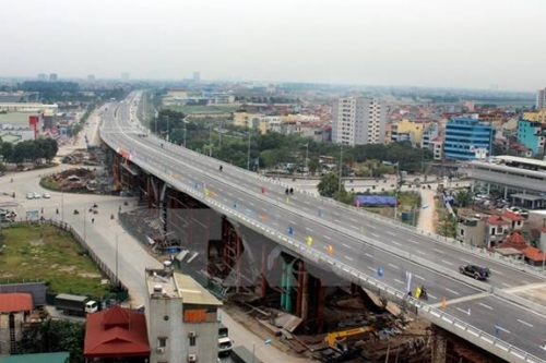 nút giao trung tâm quận Long Biên