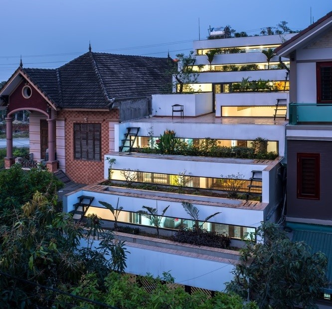 Ngôi nhà rộng 110m2 ở vùng nông thôn Hà Tĩnh. nhà đẹp ở Hà Tĩnh