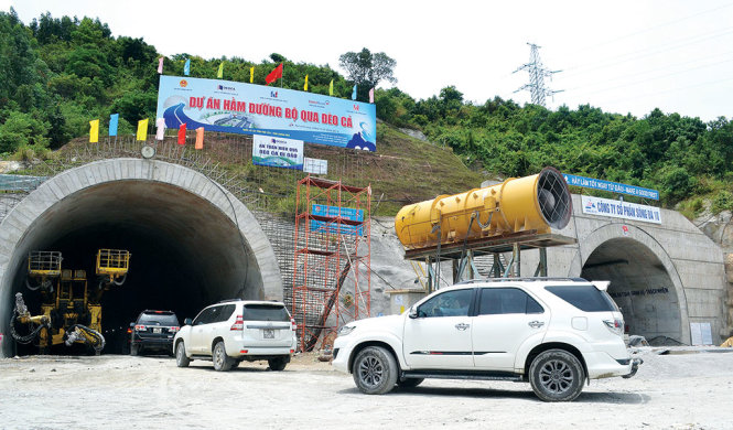 Thông xe toàn tuyến hầm đường bộ Đèo Cả vào ngày 15/8