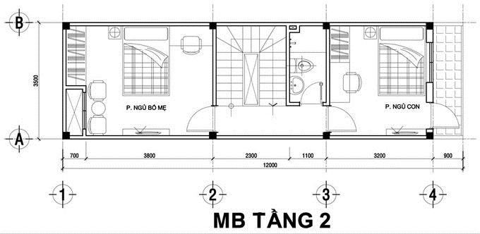 mặt bằng thiết kế