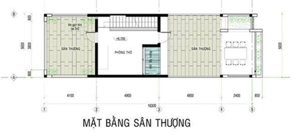 mặt bằng thiết kế