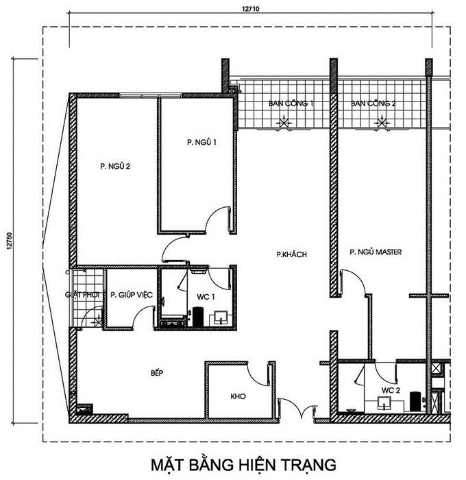 Căn hộ như mê cung trở nên thông thoáng sau cải tạo