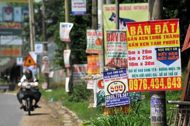 Khuyến cáo người dân không mua bán đất quanh sân bay Long Thành