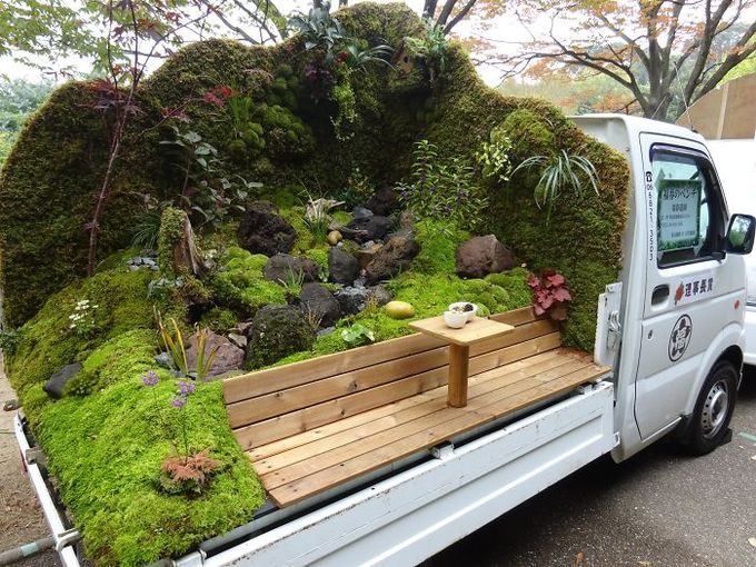 Người nhật biến xe tải thành những khu vườn đẹp như tranh