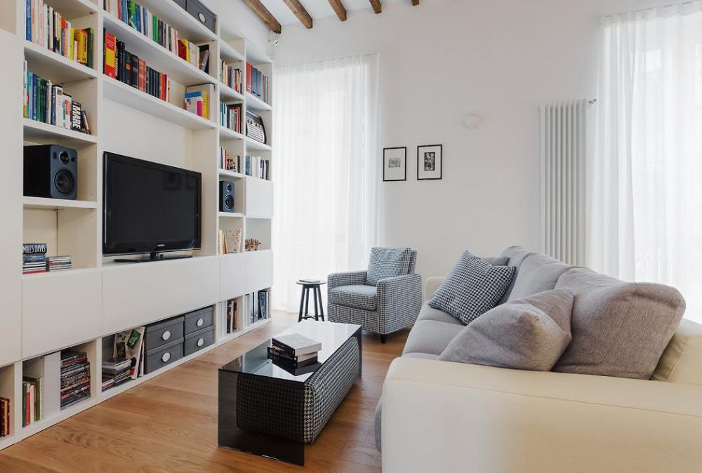 Vẻ đẹp tối giản trong căn hộ hiện đại ở Ý