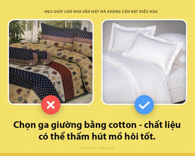 Ga trải giường từ chất liệu cotton